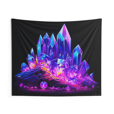 Fluoro adventure Tapestry