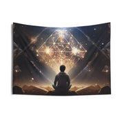 Starry Wisdom of Crystals Tapestry