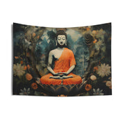 Peaceful Namaste Collage Tapestry