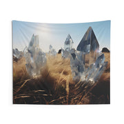 Glimmering Crystal Field Tapestry