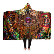 Eye of the Storm - Hooded Blanket - By Light Wizard
