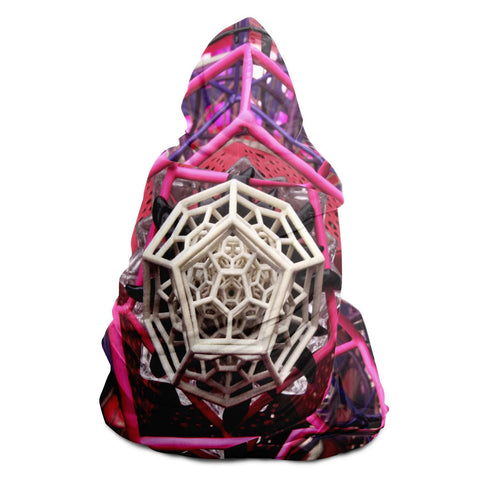 Pinktagon - Hooded Blanket - By Light Wizard