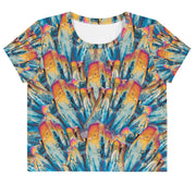 Sunset Aura - All-Over Print Crop Tee - By Jester Featherman
