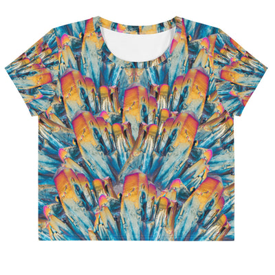 Sunset Aura - All-Over Print Crop Tee - By Jester Featherman
