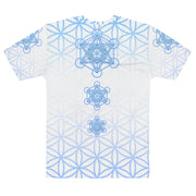 Metatrons Cube and Flower of Life - Men's all over print T-shirt