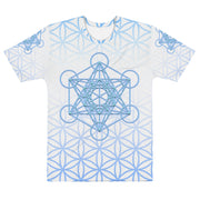 Metatrons Cube and Flower of Life - Men's all over print T-shirt