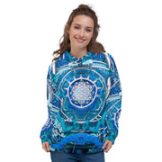 Water Dragon Unisex All over Print Hoodie - By Light Wizard