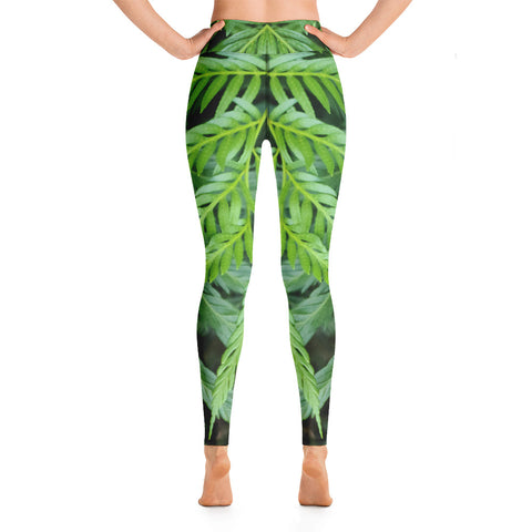 Green Revival - Yoga Leggings - By Jester Featherman