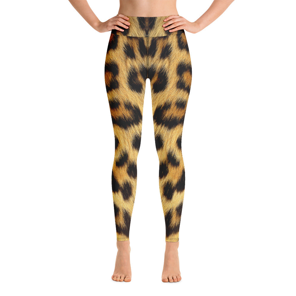 Snow Leopard Yoga Leggings