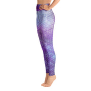 Purple Flower of life universe - Yoga Leggings