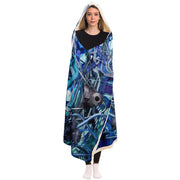 Water Dragon - Light Wizard - Hooded Sherpa Blanket