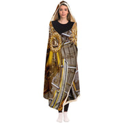 Open Ancient Eyes-  Hooded Blanket - By Light Wizard