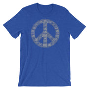 Love , Light and Peace - Short-Sleeve Unisex T-Shirt