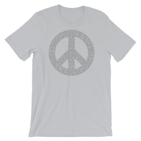 Love , Light and Peace - Short-Sleeve Unisex T-Shirt