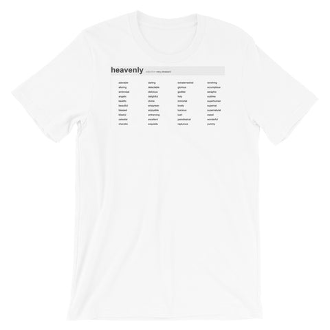Heavenly synonyms - Short-Sleeve Unisex T-Shirt