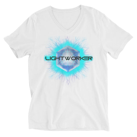 Lightworker - Unisex Short Sleeve V-Neck T-Shirt